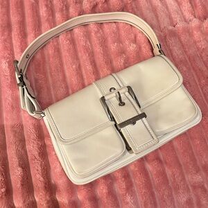 Michael Kors Colby White Shoulder Bag